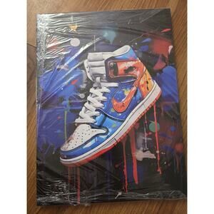 Limitless Jordan Colorful Vibrant Sneaker 11x14 Unframed Print - Basketball...